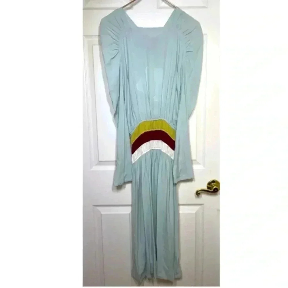 Marni Dress SZ 4 Blue long sleeve dress - Picture 3 of 10